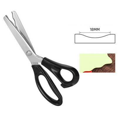🔥✂️ Foarfecă zimțată pentru țesături, disponibilă în 5 dimensiuni
