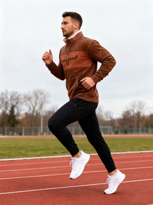 👕【35% ОТСТЪПКА】【S-4XL】2025 Есенно-зимен мъжки моден, топъл пуловер с дълъг ръкав и 3D щампа