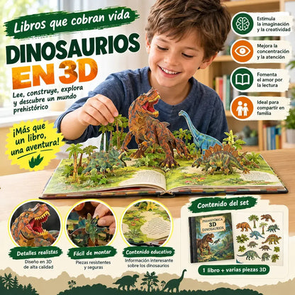 📢📢 Reducere de 50%! 🦕📖 Enciclopedie interactivă 3D cu dinozauri