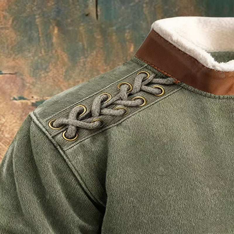 👕【35% ОТСТЪПКА】【S-4XL】2025 Есенно-зимен мъжки моден, топъл пуловер с дълъг ръкав и 3D щампа