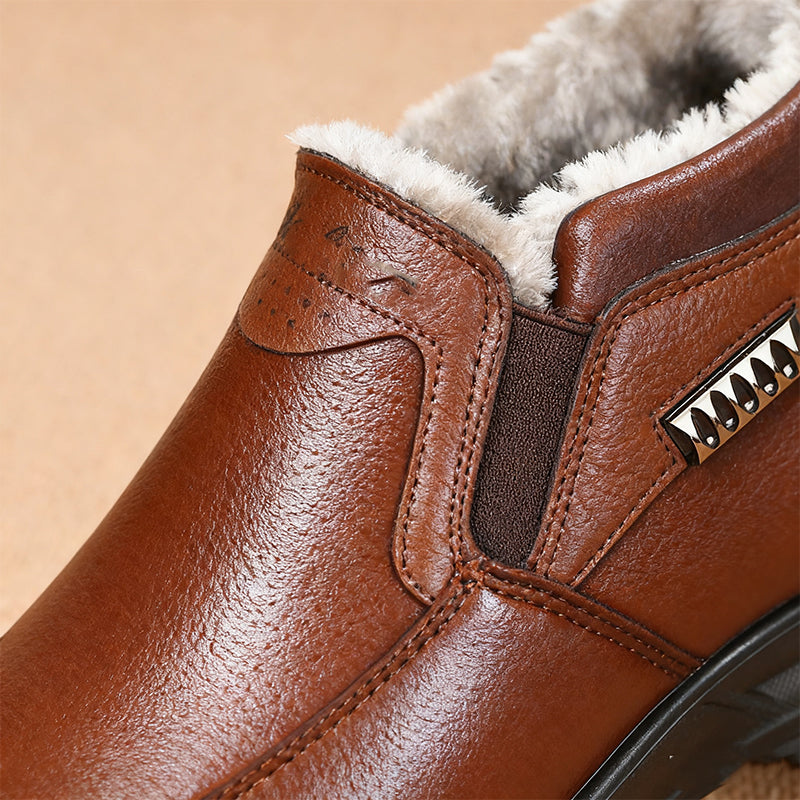 Promocja w połowę ceny 🔥 【Rozmiary 39-47】❄️ Męskie zimowe grube buty bawełniane i buty zimowe wełniane