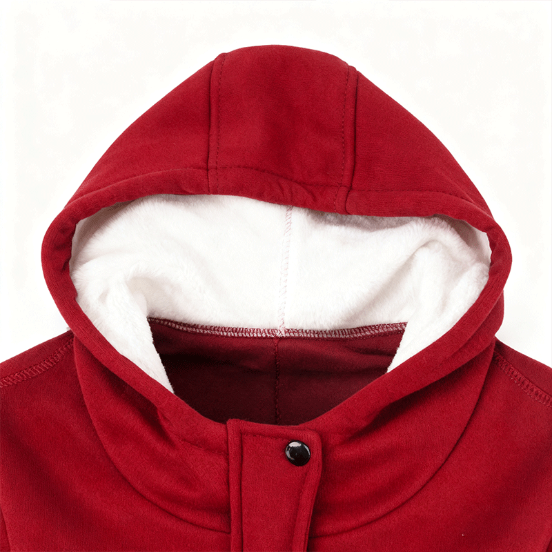 🔥Ostatni dzień 50% zniżki - Ciepłe damskie kurtki z kapturem, długość midi