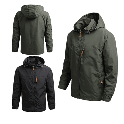 Chaqueta casual de diseño amplio con capucha para exterior