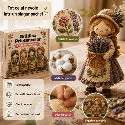 🎁Ultima zi: Profită de reducerea de 49%! 🧵 Set miniatural de patchwork din seria Miniature World