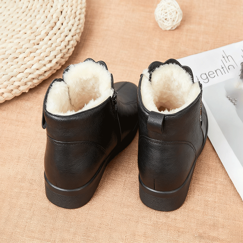 🔥Επίθετη πώληση περιορισμένου χρόνου【Μεγέθη 35-41】🥾Μόδας και θερματά χειμερινά παπούτσια από δέρμα, με σχεδιασμό μαλακής υπόσωμης
