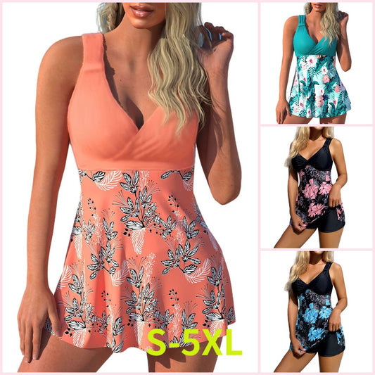 🏖️🌴【S-5XL】Set de costume de baie imprimate pentru vacanță la plajă 2025