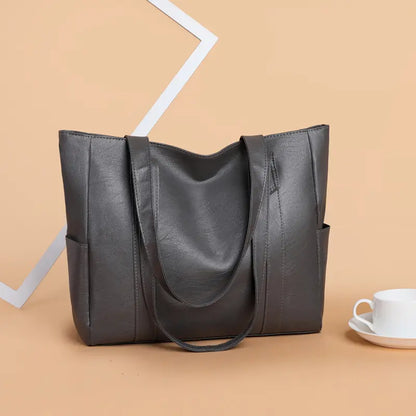 👜 Geantă de umăr din piele moale pentru femei la modă✨ Capacitate mare casuală✨