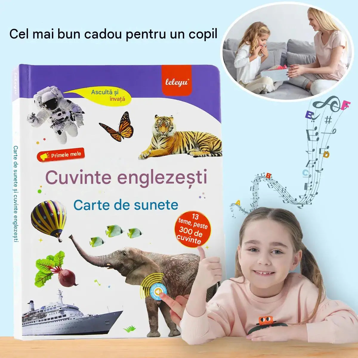 🔥🔥Copil mic cu vârsta de 1‑6 ani | Prima mea jucărie cu sunete în engleză