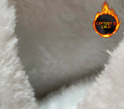 【35-40】Căptușit și îngroșat cizme de zăpadă fund plat anti-alunecare-3855512