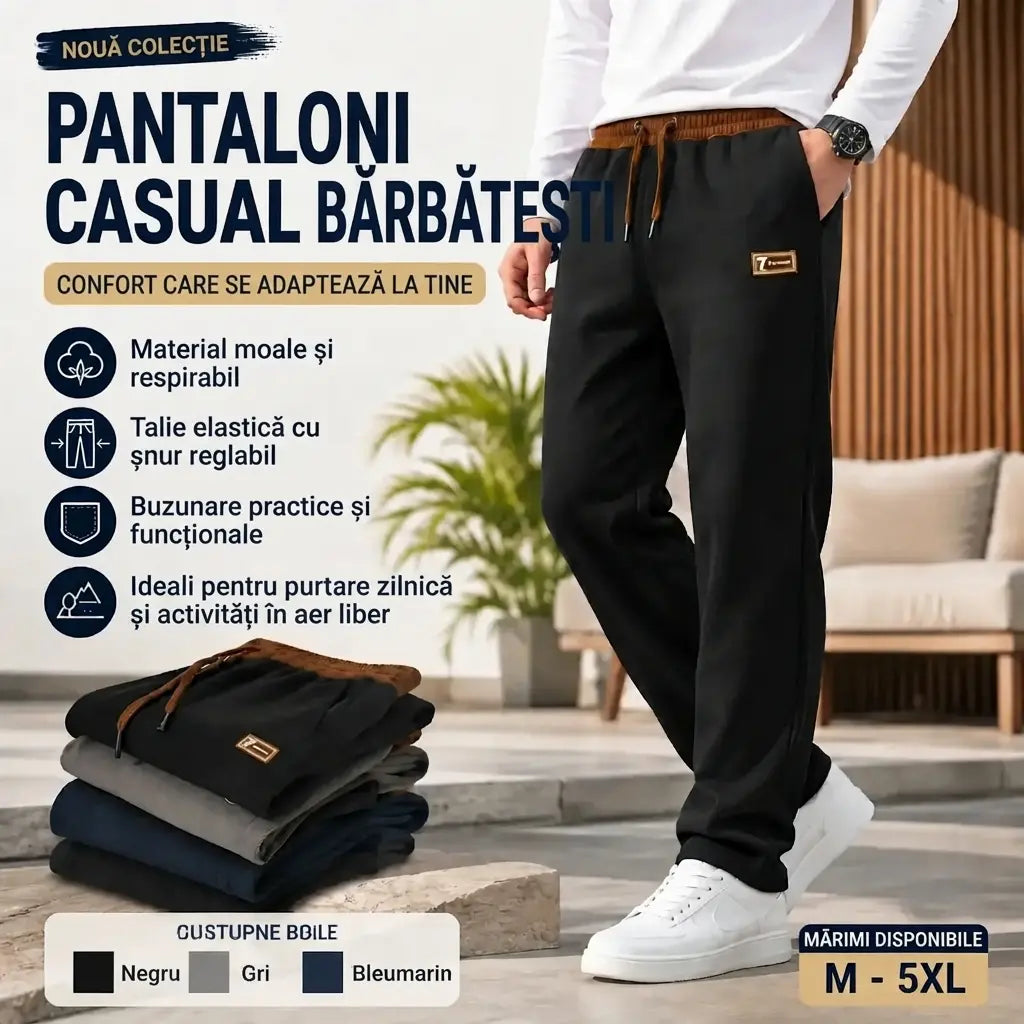 🔥🔥【Ofertă specială】Pantaloni casual pentru bărbați – confortabili și de înaltă calitate.