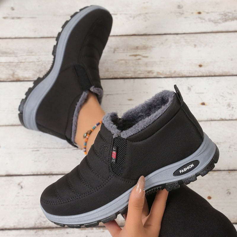 🔥【35–48】 Cizme de iarnă unisex, cu căptușeală pufoasă, călduroase, confortabile și antiderapante, ideale pentru vremea rece
