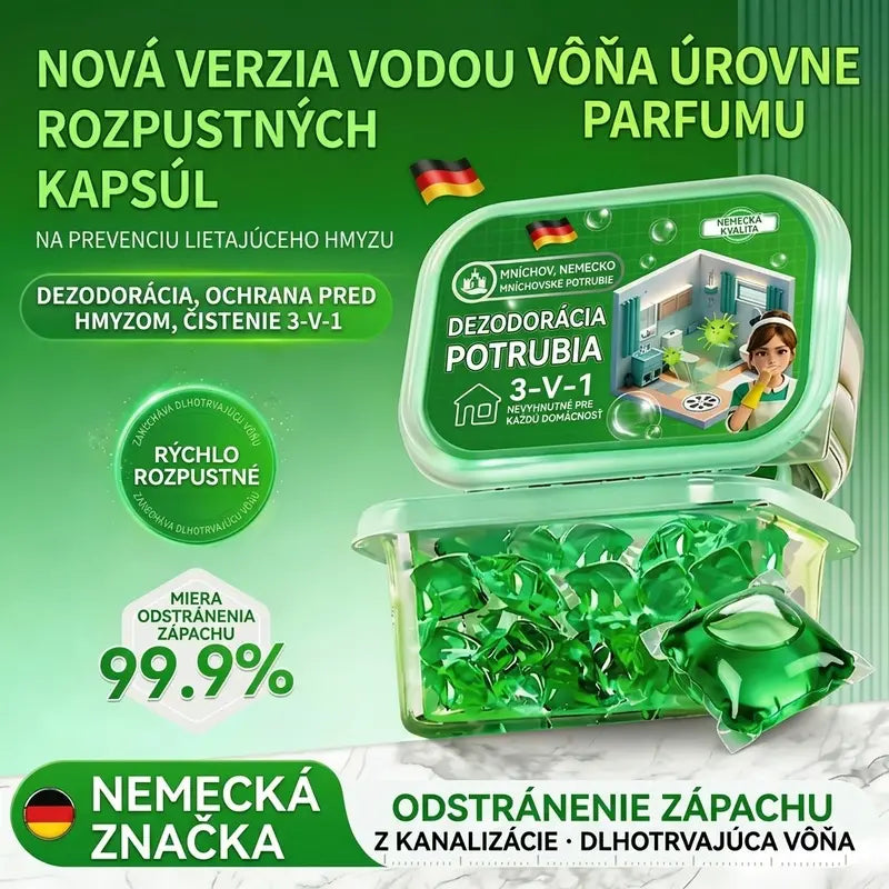 2 cutii (100 tablete) 139 lei‑🔥🎉 Vinde‑se foarte bine! Au cumpărat‑o 30 000 de persoane🎉. Capsule bio‑enzimatice pentru eliminarea mirosurilor neplăcute din canalizare
