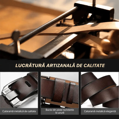 🔥【Cumperi unul, primești unul gratuit】Curea premium din denim pentru bărbați, în stil vintage