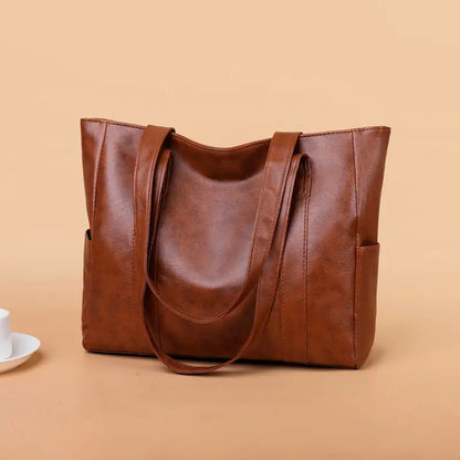 👜 Geantă de umăr din piele moale pentru femei la modă✨ Capacitate mare casuală✨