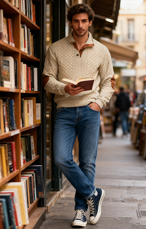 【Καυτές εκπτώσεις】 Ανδρικά χειμωνιάτικα βελούδινα casual μπλουζάκια