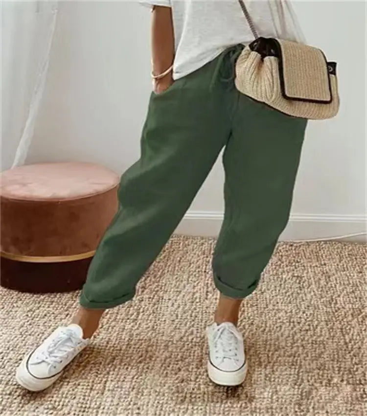 😍💕Ultima zi a promoției -50% Reducere💕Îmbrăcăminte casual din bumbac și in pentru femei