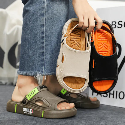 🌟🌊【Reducere 50% pentru o perioadă limitată】Sandale de plajă confortabile, mărime mare, pantofi sport antiderapanți