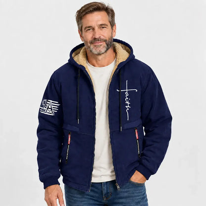 ✨【S-5XL】Jachetă premium din velur pentru bărbați, ușoară și călduroasă | Elegantă, confortabilă și perfectă pentru toamnă și iarnă
