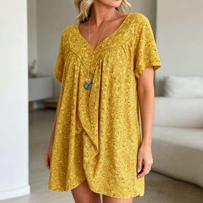✨【S-5XL】Tricou de vară pentru femei cu mânecă scurtă și decolteu în V