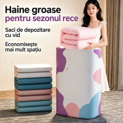🧳 5 bucăți la doar 159 lei! 💨 Saci de depozitare în vid, încăpători, flexibili și practici: fără pompă, cu închidere etanșă, ideali pentru a economisi spațiu în valiză și acasă! ✈️  复制