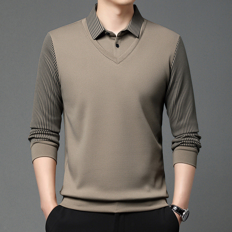 🔥Pory jesienno-zimowe: polowa ceny【M-4XL】Męskie casualne koszulki POLO na jesień i zimą
