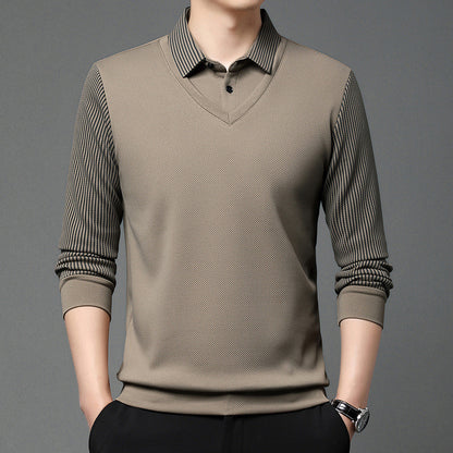 🔥Pory jesienno-zimowe: polowa ceny【M-4XL】Męskie casualne koszulki POLO na jesień i zimą