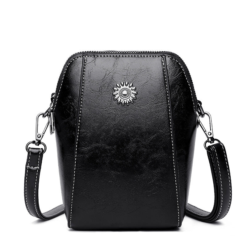 🔥👜 [Ofertă pe timp limitat] 💖 Noua geantă de umăr mini, multifuncțională și elegantă, din piele naturală (colecția 2026) — Compactă și rafinată