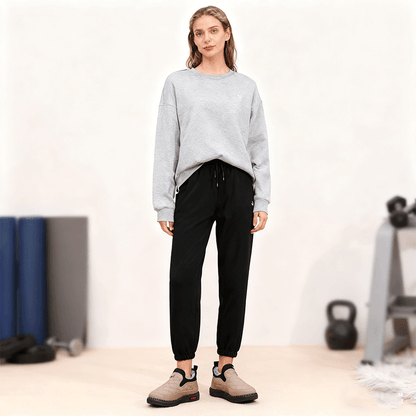 🔥【Αγοράσε 1, πάρε 1 δωρεάν】👢【36-41 έξινα】νέο μοντέλο ποδιάρια χειμώνα 2025 για γυναίκες, με υποστρωση από αδιάβροχο βαμβάκι + θερμό με πυξίδα ενισχυμένης πάχυνσης, πίσω επίπεδη και αντιολισθητική