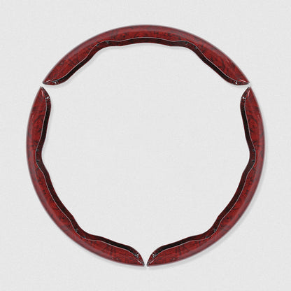 🚗【1 комплект 3 броя】👍👍Дървен противоплъзгащ калъф за волан на кола