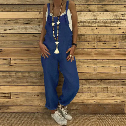👖 Salopetă nouă, elegantă și lejeră din denim💖