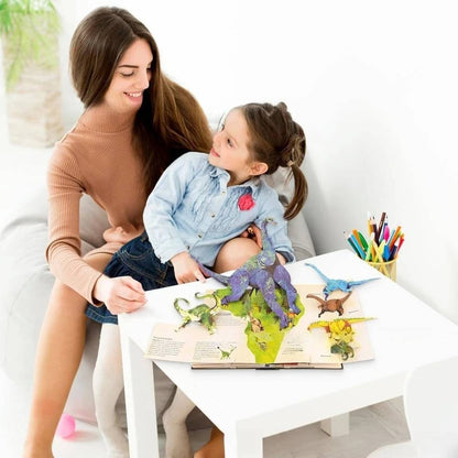 【Kup 1, otrzymaj 1 gratis】📕 3DEnclopediaPrehistoriaDinozauryKsiążka-rozkładanka Encyklopedia dinozaurów