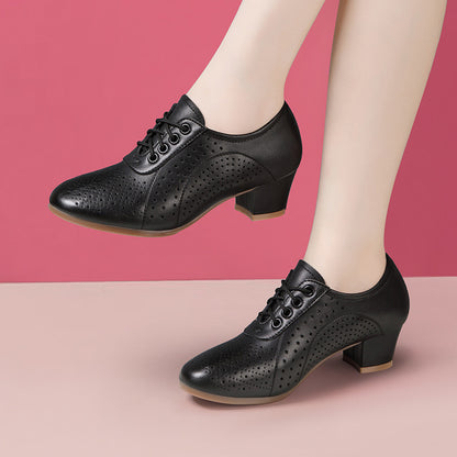 【34~41】2025 Toamna Nouă doamnelor pantofi din piele pantofi de dans-3923291