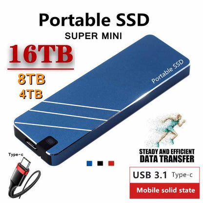 SSD extern mic Viteză mare de transfer, design compact, ușor, protecție anti-șoc, stabilitate