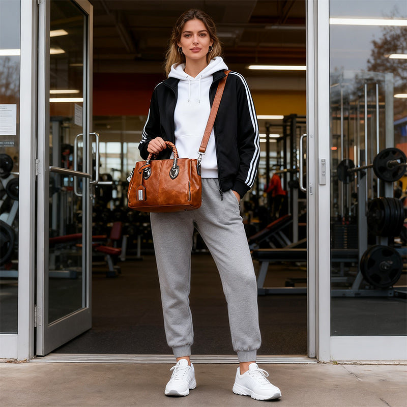 Γυναικεία ρετρο δερματική τσάντα Μποστън, με μαλαστή υφή, κατάλληλη για φορητότητα στο ώμο