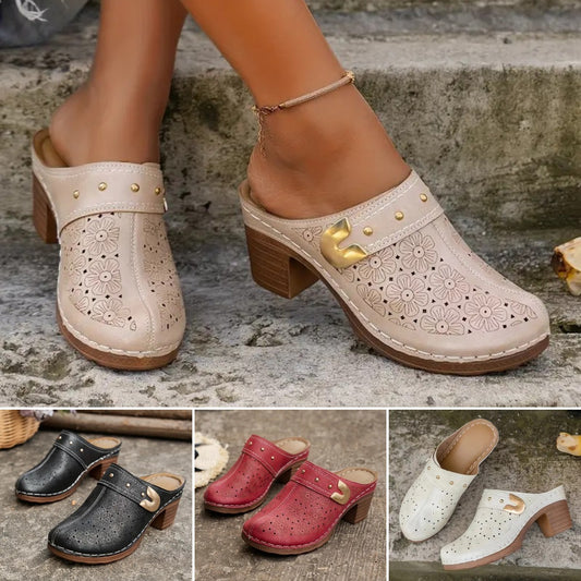 【36-43】Sandale casual de culoare solidă pentru femei-3672712