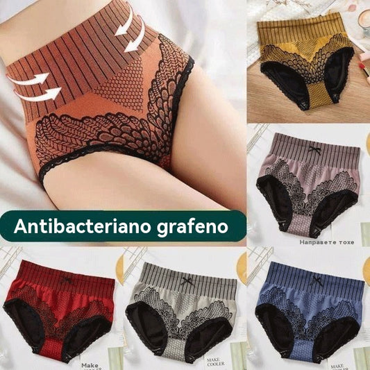 🔥【Купи 1, вземи 7 безплатно】Есто-зима на половина цена - жениски високостаничен спирачков труси