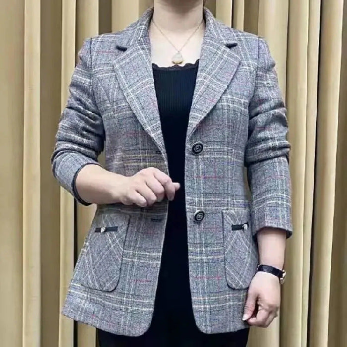 【Купете 1, вземете 1 безплатно】✨🧥【M-4XL】Ново есенно-зимно яке с ревери за жени