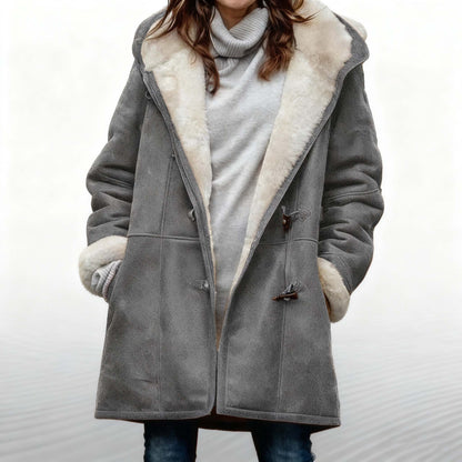 🥼🐏💖【Nowość zimowa 43% zniżki】2025 Modna i ciepła damska kurtka z zamszu, z ociepleniem z wełny, S-5XL, kurtka zimowa/na co dzień