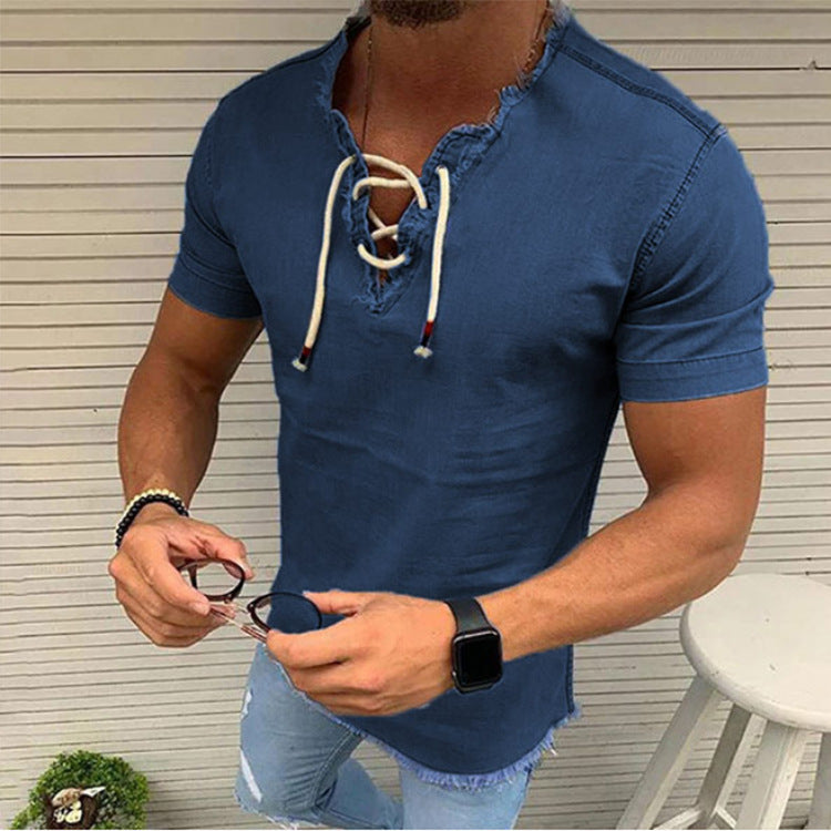 🤠【40-110kg✨】👔Cămașă bărbătească din denim, material elastic, mărimi mari disponibile ✅️Plată la livrare