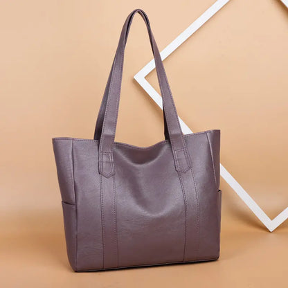 👜 Geantă de umăr din piele moale pentru femei la modă✨ Capacitate mare casuală✨