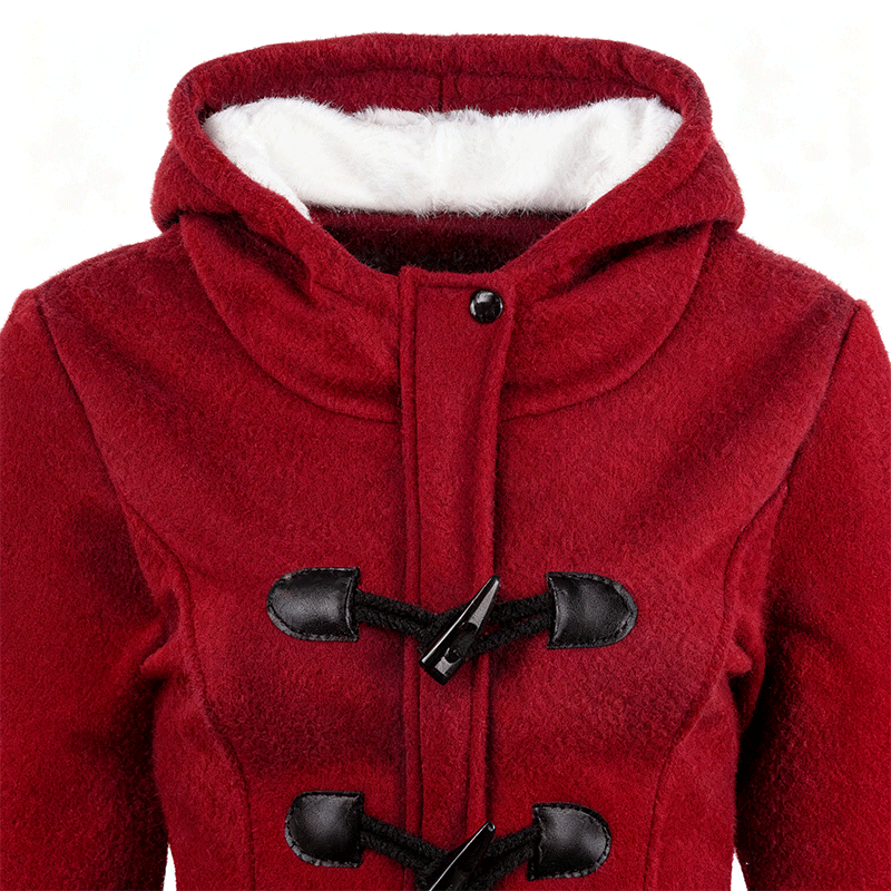 🔥Ostatni dzień 50% zniżki - Ciepłe damskie kurtki z kapturem, długość midi