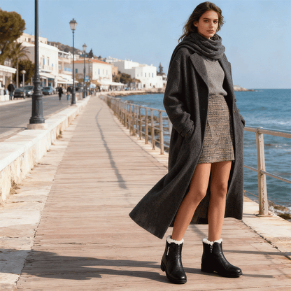 🔥Επίθετη πώληση περιορισμένου χρόνου【Μεγέθη 35-41】🥾Μόδας και θερματά χειμερινά παπούτσια από δέρμα, με σχεδιασμό μαλακής υπόσωμης