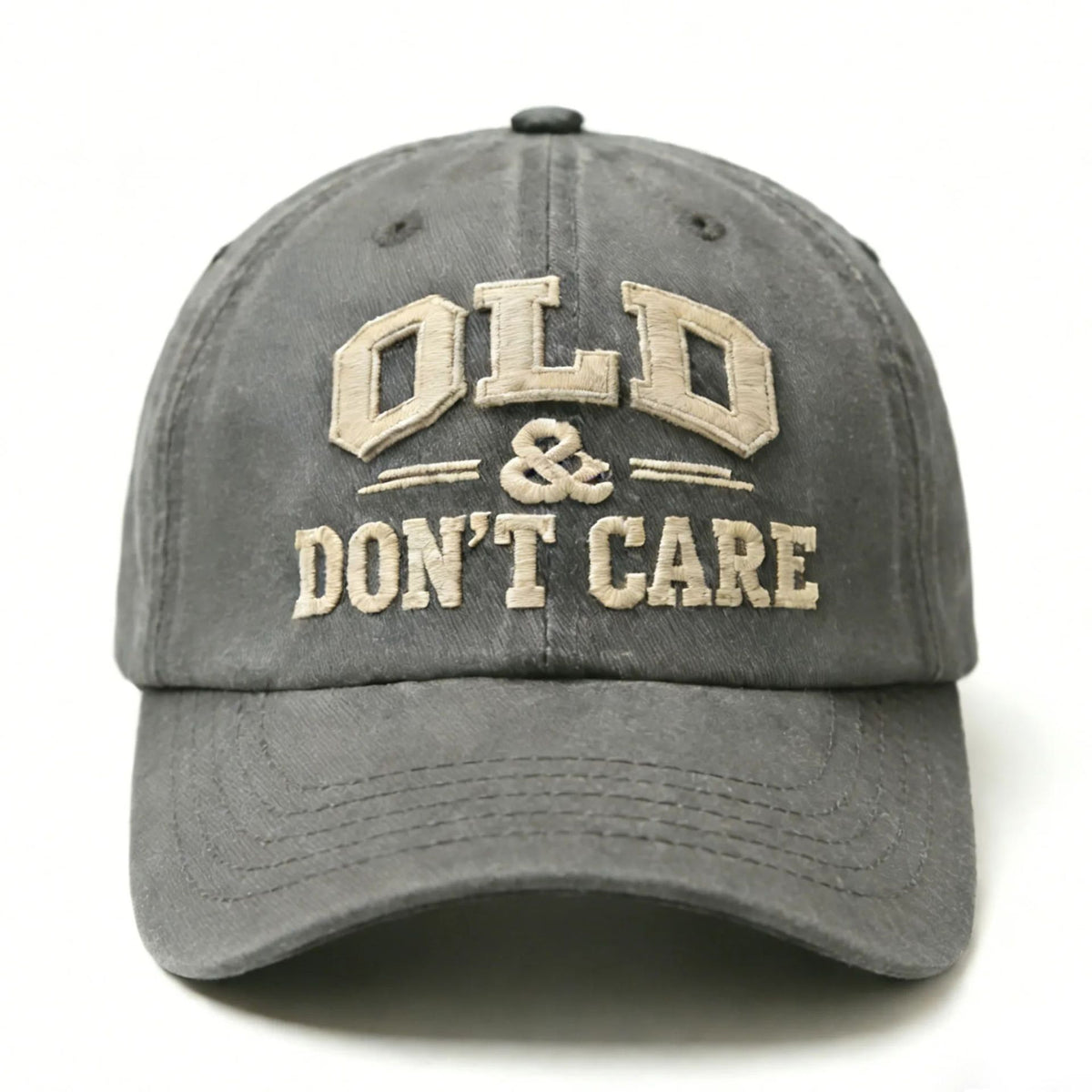 🔥🧢 Ofertă specială de Anul Nou 2026 | Șapcă de baseball în stil vintage, cu aspect uzat: „Și ce dacă sunt bătrân? (Nu-mi pasă)”