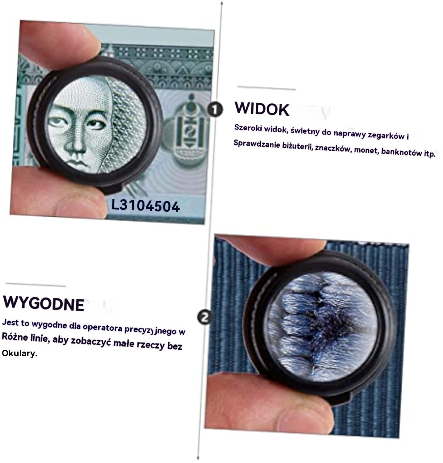 🔍 Lupe s okuliarmi 8x, 15x a 23x s LED osvetlením. Prispôsobená pre mechanické nástroje, opravu hodín, rezbu a ohodnotenie starodávnych bižútov.