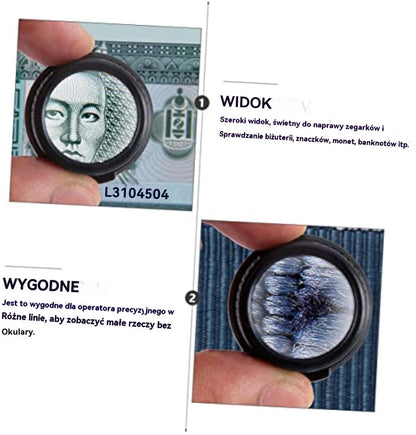 🔍 Lupe s okuliarmi 8x, 15x a 23x s LED osvetlením. Prispôsobená pre mechanické nástroje, opravu hodín, rezbu a ohodnotenie starodávnych bižútov.