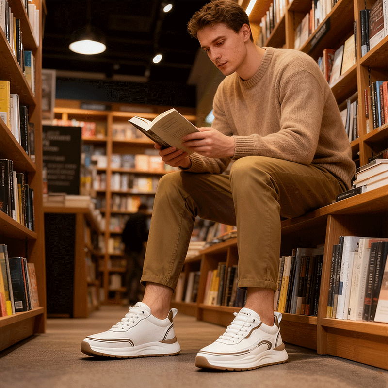 🏆️Producto más vendido🔥👟【39～44】Zapatos casuales de suela suave de moda para hombre de nuevo estilo 2025, ligeros y antideslizantes