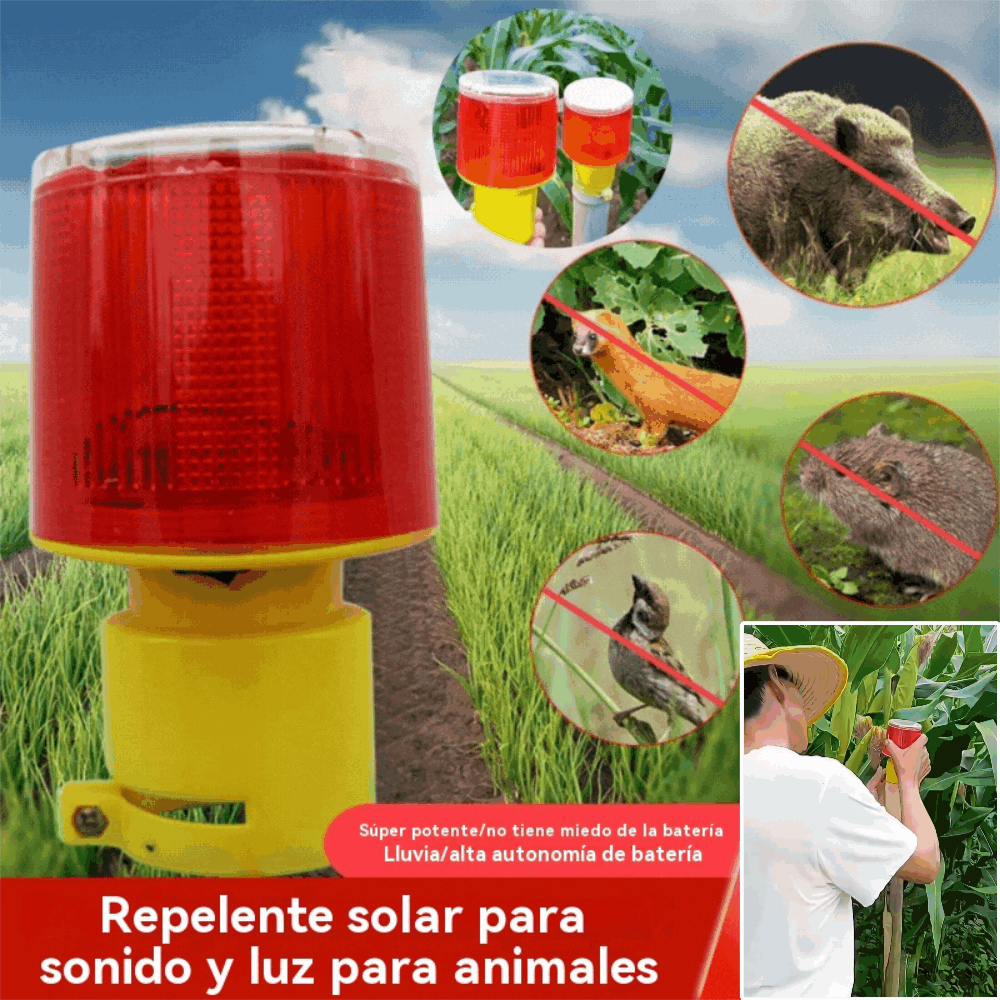 🔥🔥【Купи едно, вземи едно безплатно】Слънчева предупредителна и сигнална кула, ефективно плаши крадци и диви животни