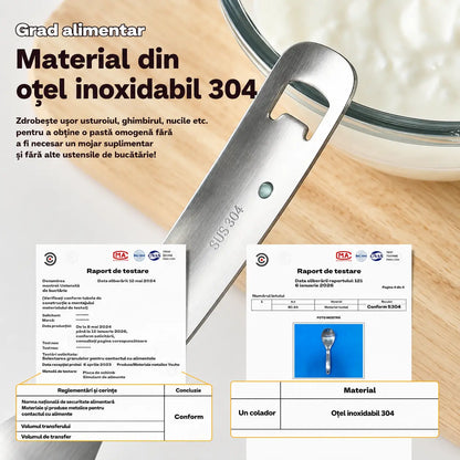 🔥50% reducere🔥🥄Lingură multifuncțională cu strecurătoare din oțel inoxidabil 304