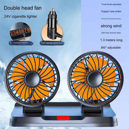 🔥【Reducere limitată -50%】Ventilator auto reglabil cu trei viteze