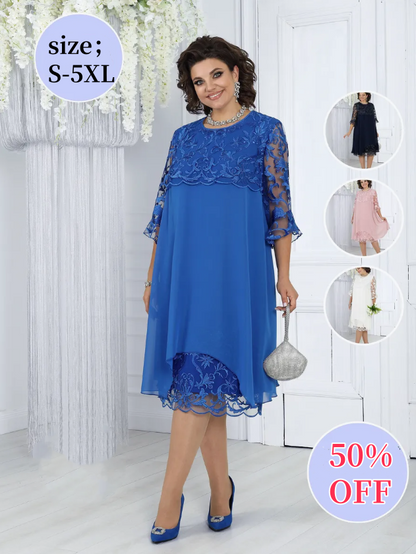 😍💥💥【Stoc limitat】💕【S-5XL】Rochie de înaltă calitate, confortabilă și la modă